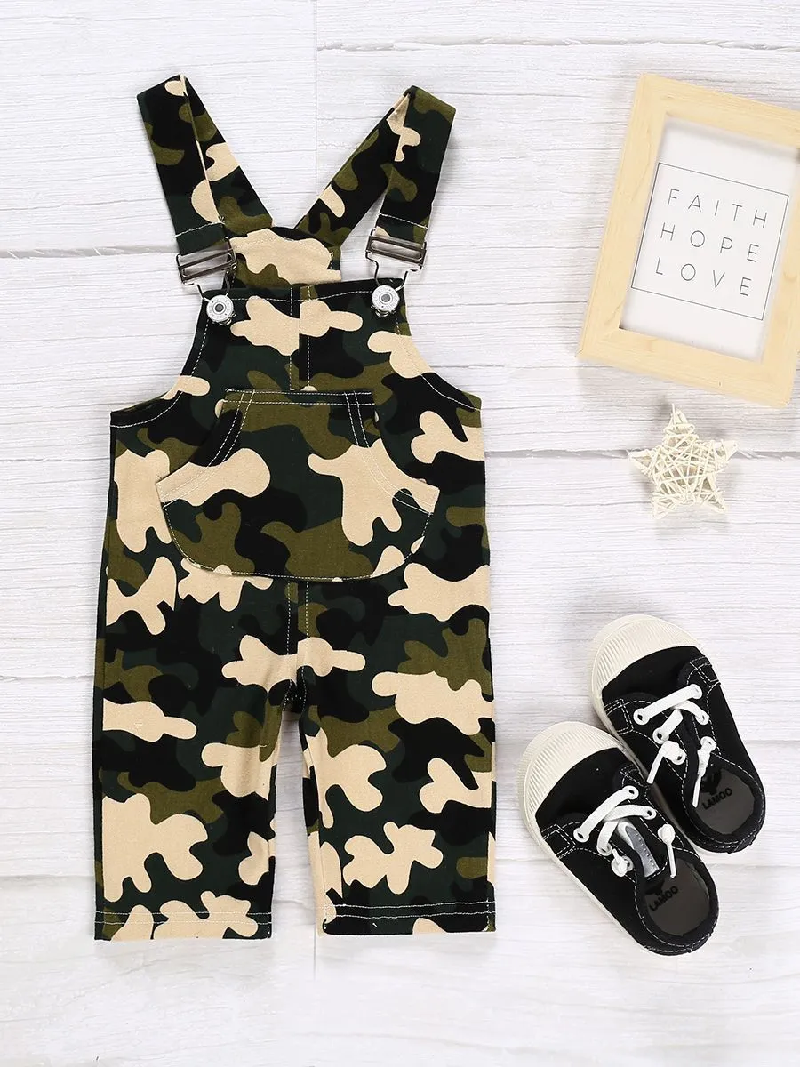 Fashion Baby Toddler Kids Camo Bid Pant