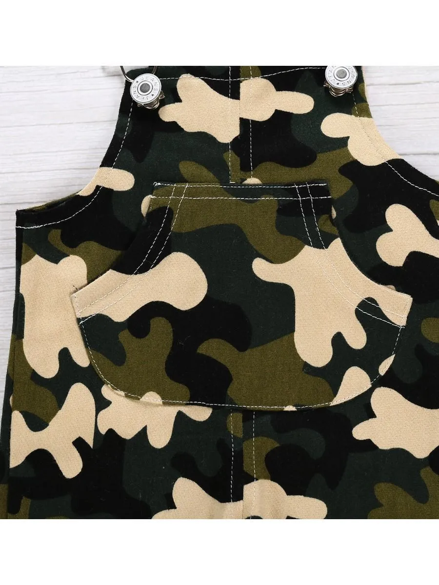 Fashion Baby Toddler Kids Camo Bid Pant