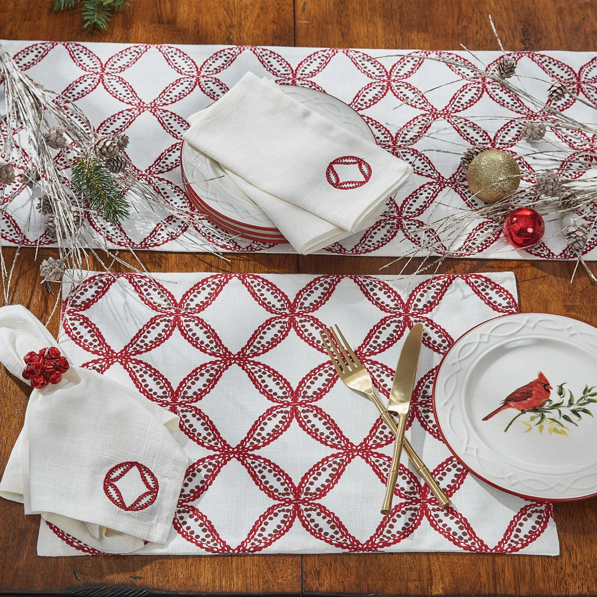 Filagree Fret Table Runner - 54" L Park Designs