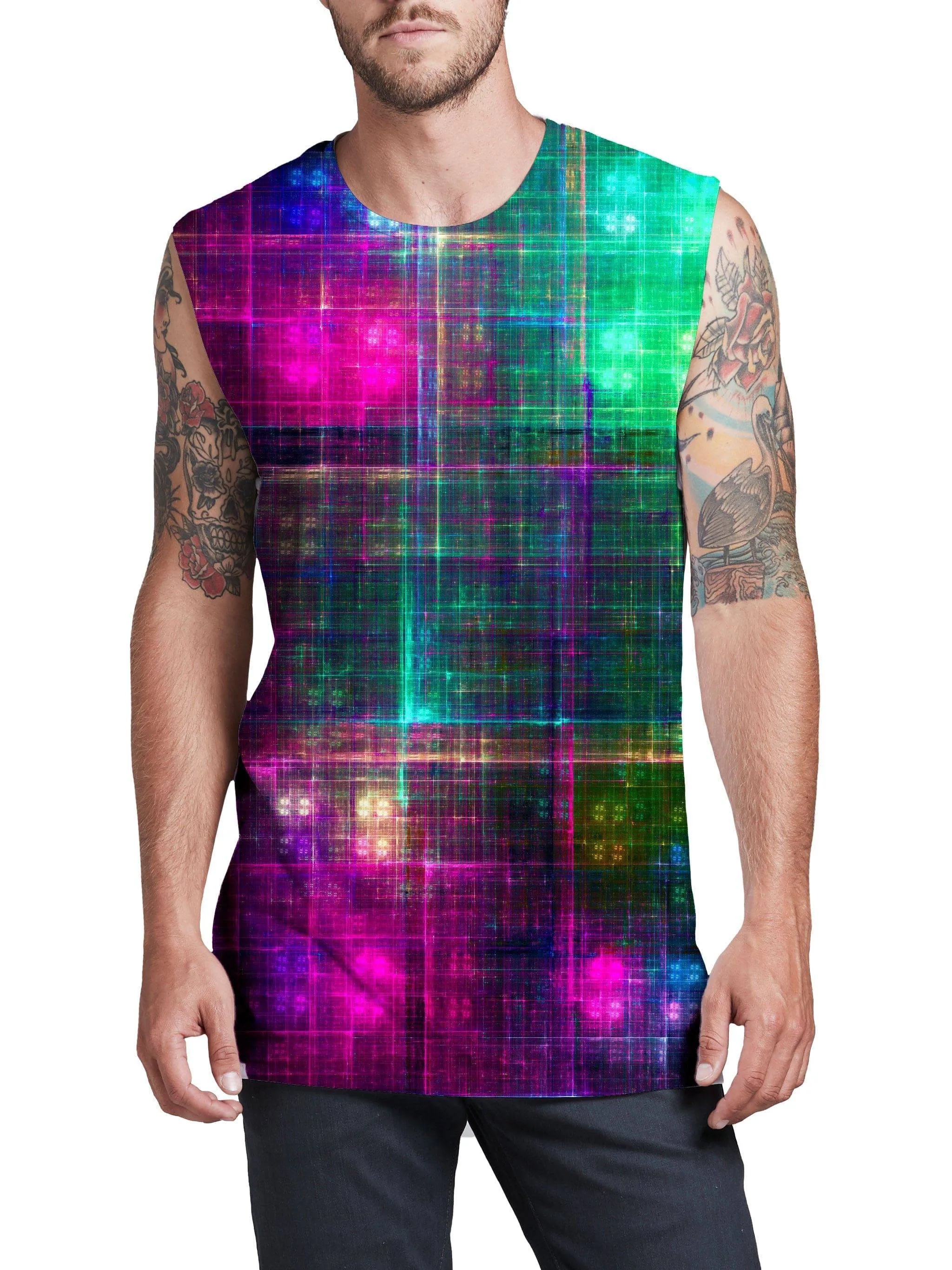 Fractal Matrix Men's Muscle Tank