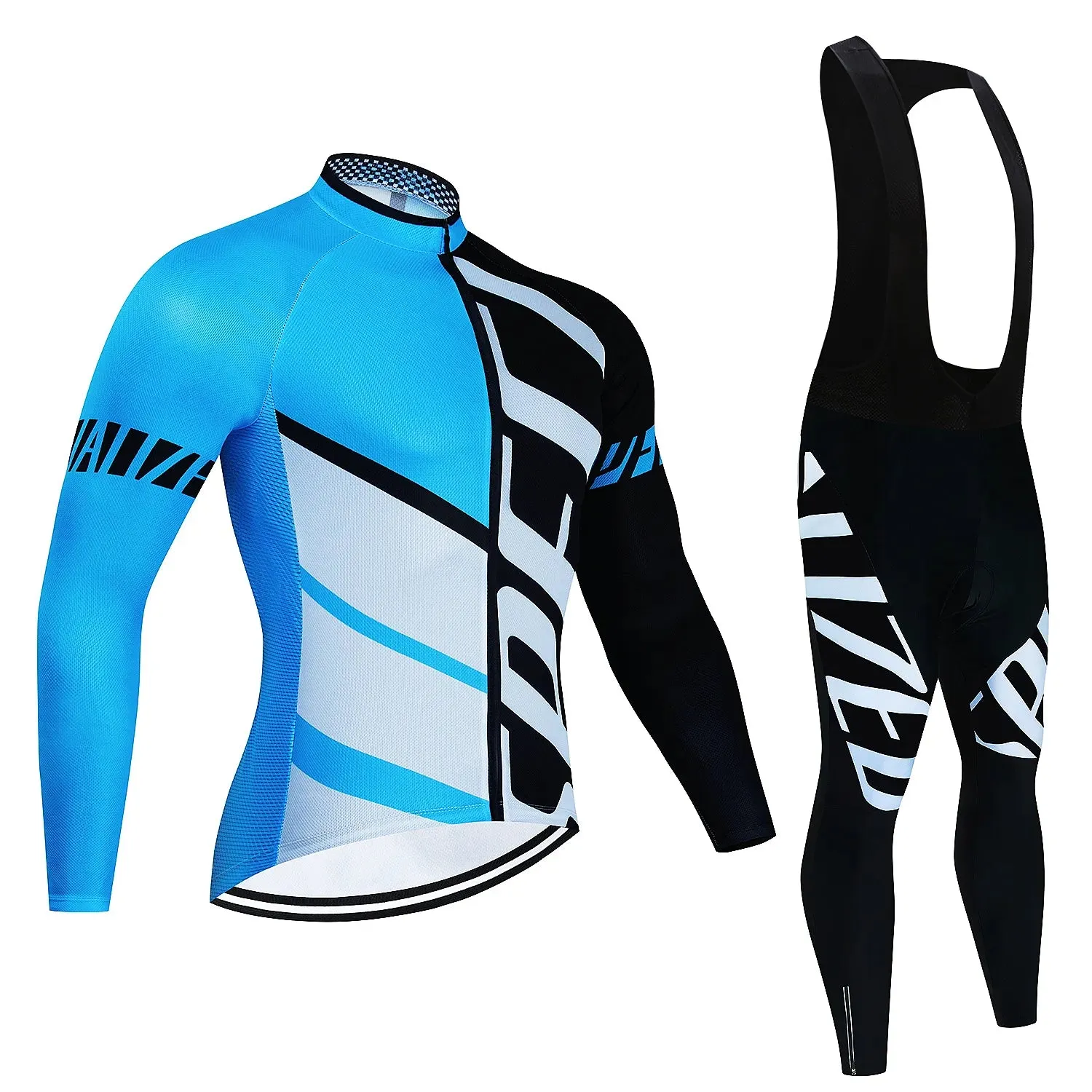 Fualrny Pro Cycling Jersey Set Long Sleeve Breathable MTB Bike Clothes Wear Bicycle Cycling Clothing Ropa Maillot Ciclismo