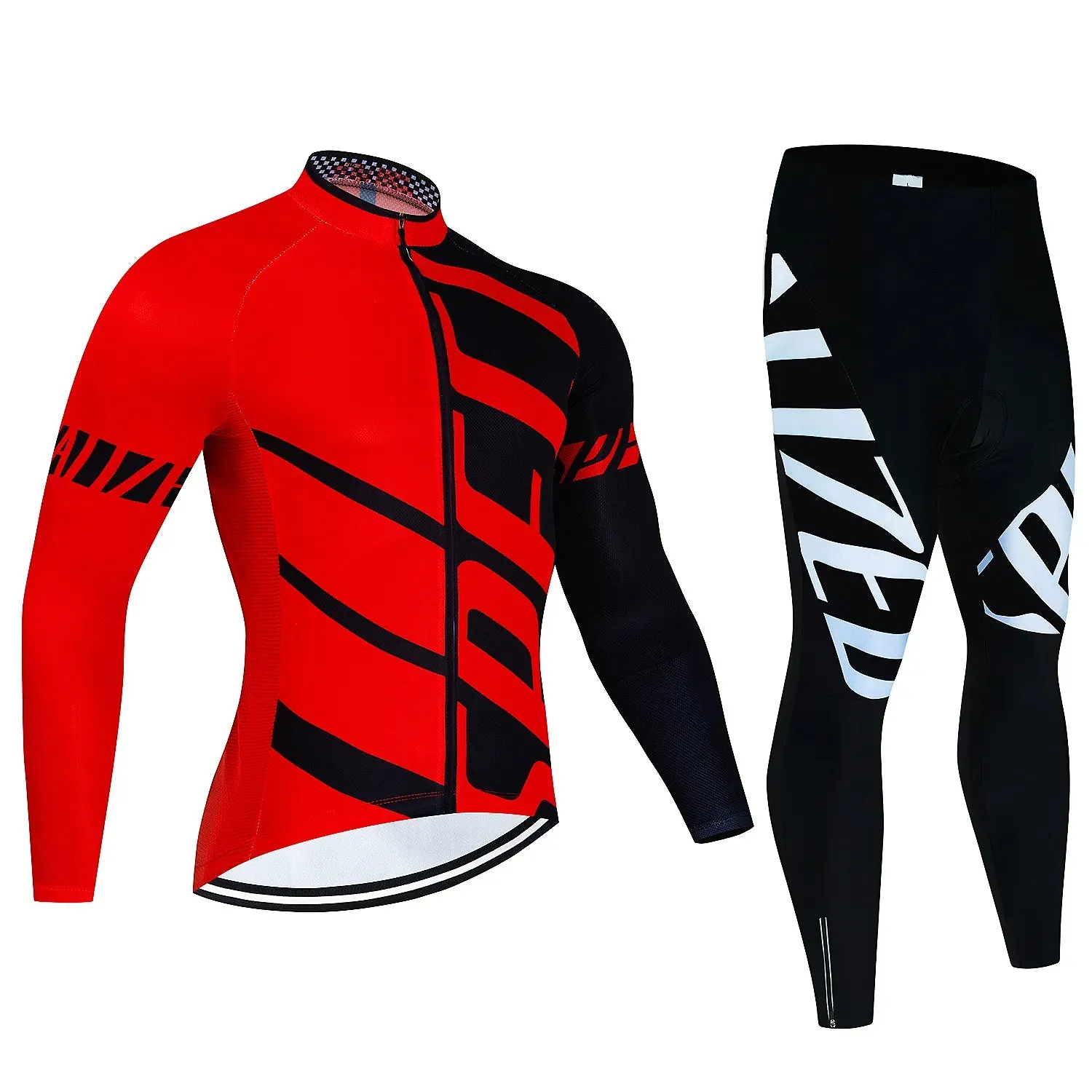 Fualrny Pro Cycling Jersey Set Long Sleeve Breathable MTB Bike Clothes Wear Bicycle Cycling Clothing Ropa Maillot Ciclismo