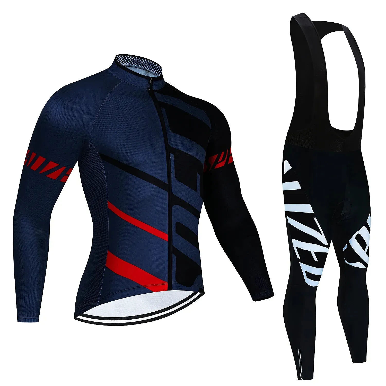 Fualrny Pro Cycling Jersey Set Long Sleeve Breathable MTB Bike Clothes Wear Bicycle Cycling Clothing Ropa Maillot Ciclismo