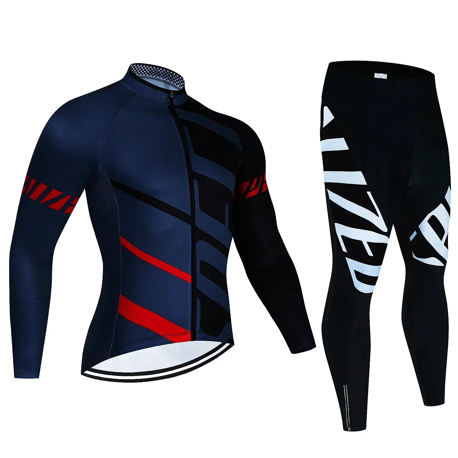 Fualrny Pro Cycling Jersey Set Long Sleeve Breathable MTB Bike Clothes Wear Bicycle Cycling Clothing Ropa Maillot Ciclismo