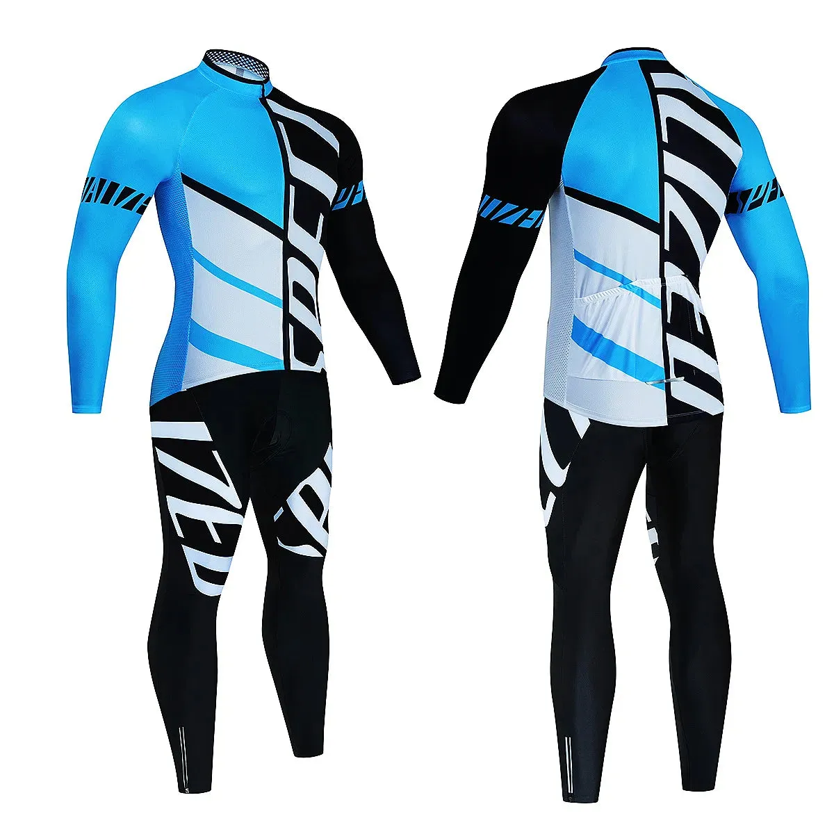 Fualrny Pro Cycling Jersey Set Long Sleeve Breathable MTB Bike Clothes Wear Bicycle Cycling Clothing Ropa Maillot Ciclismo