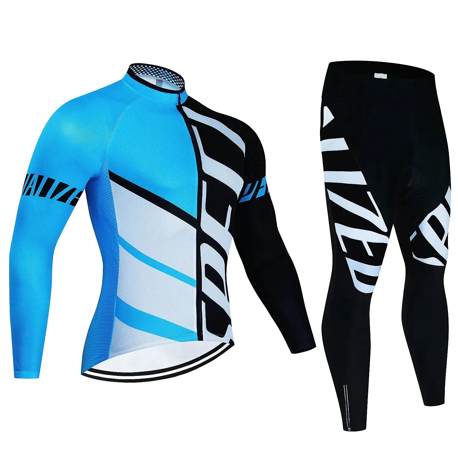 Fualrny Pro Cycling Jersey Set Long Sleeve Breathable MTB Bike Clothes Wear Bicycle Cycling Clothing Ropa Maillot Ciclismo