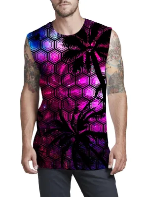 Galaxy In My Palm Men's Muscle Tank