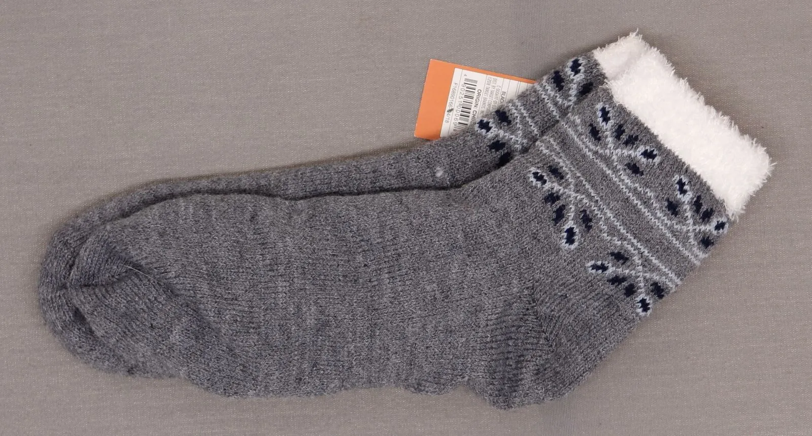 Gilligan & O'Malley Women's Fair Isle Double Lined Cozy Ankle Socks