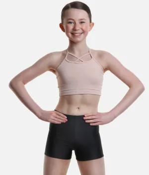 Girls Lycra Dance Shorts - HOT