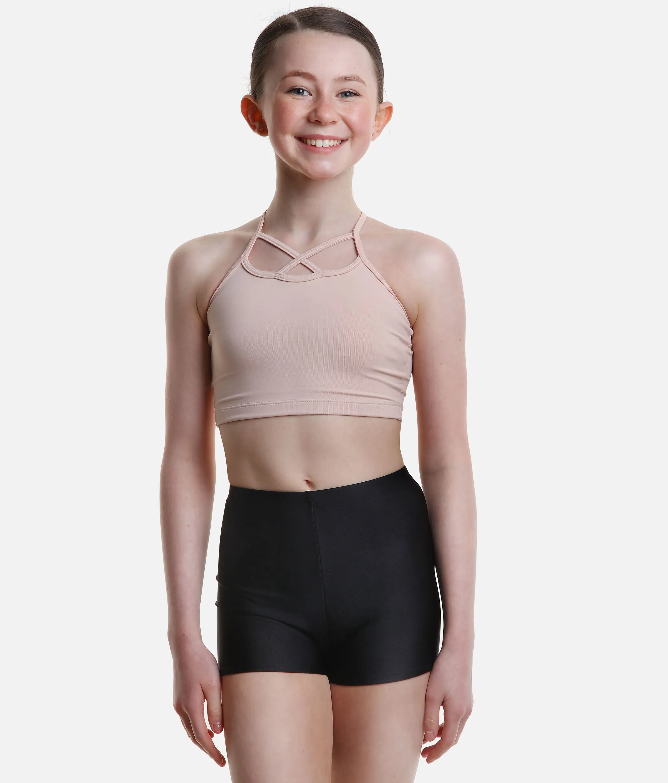 Girls Lycra Dance Shorts - HOT