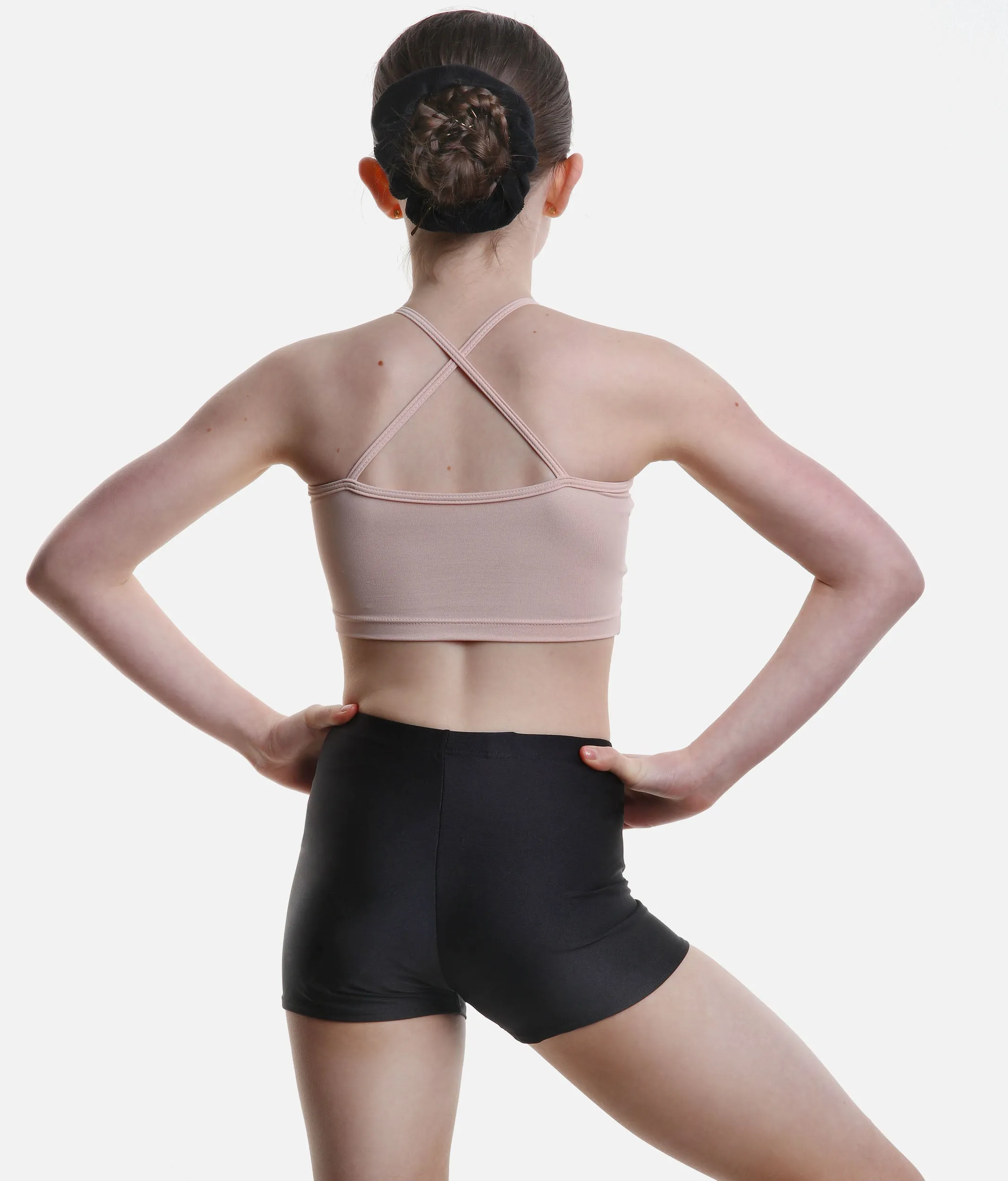 Girls Lycra Dance Shorts - HOT