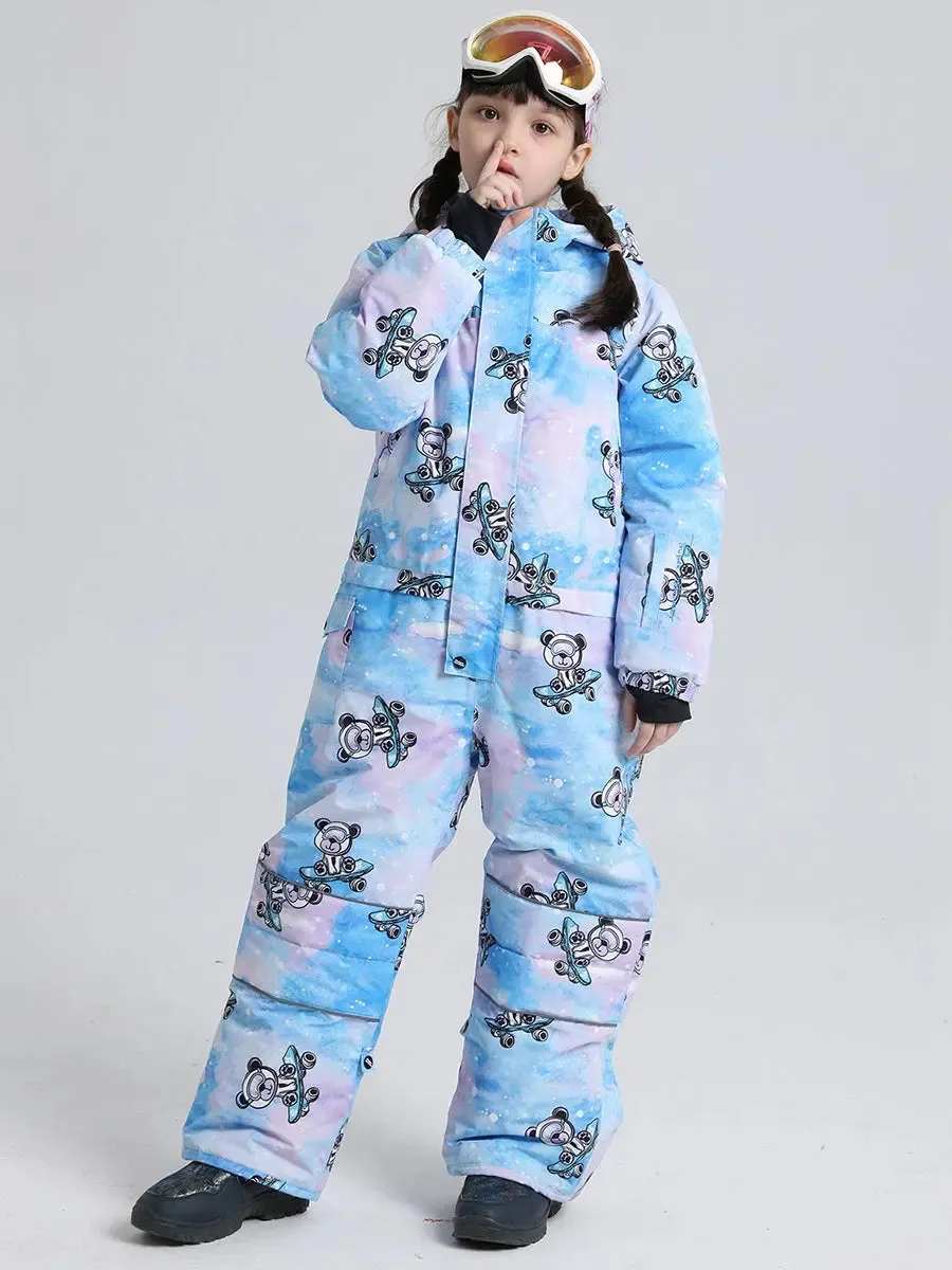 Girls Snow Suits One-piece Ski Jumpsuits
