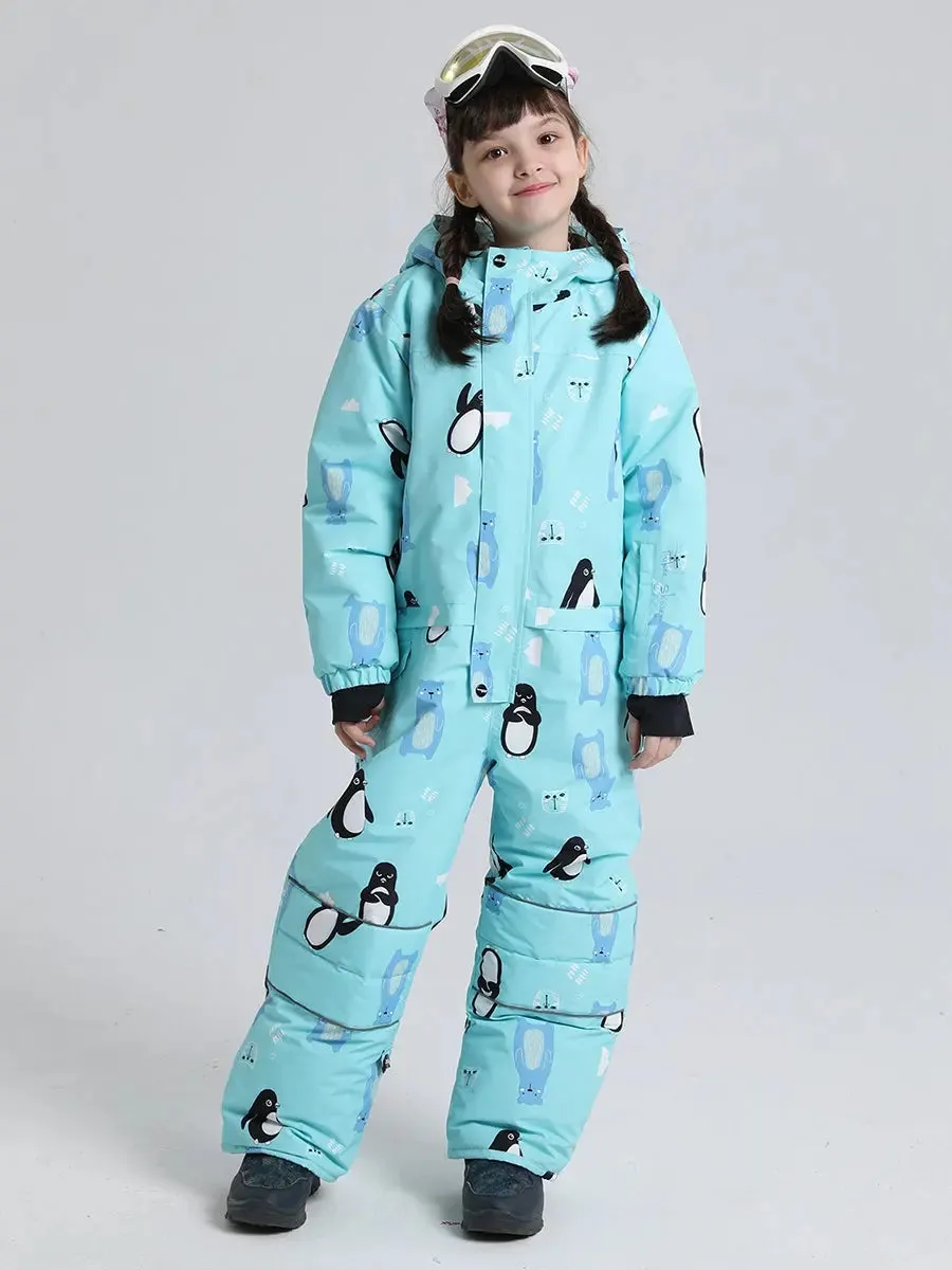 Girls Snow Suits One-piece Ski Jumpsuits