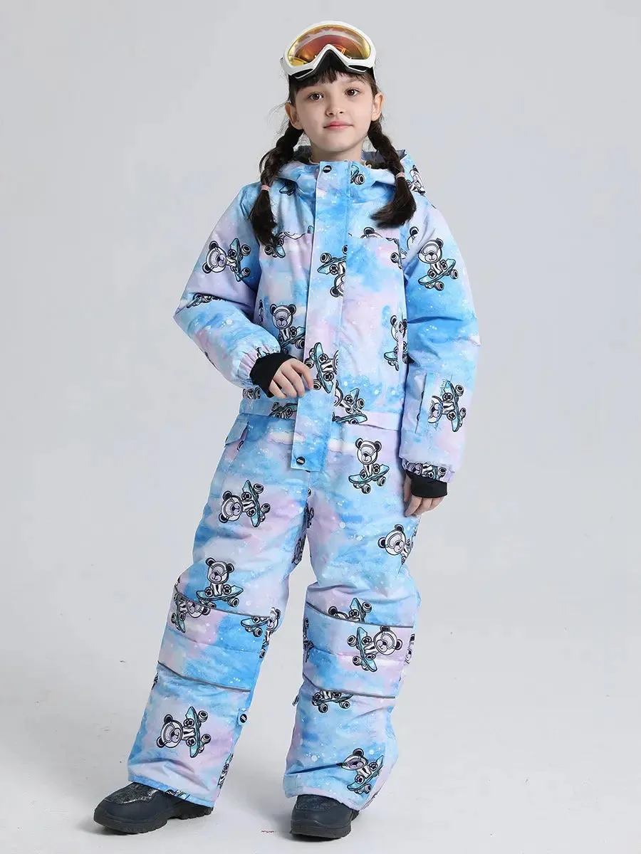 Girls Snow Suits One-piece Ski Jumpsuits