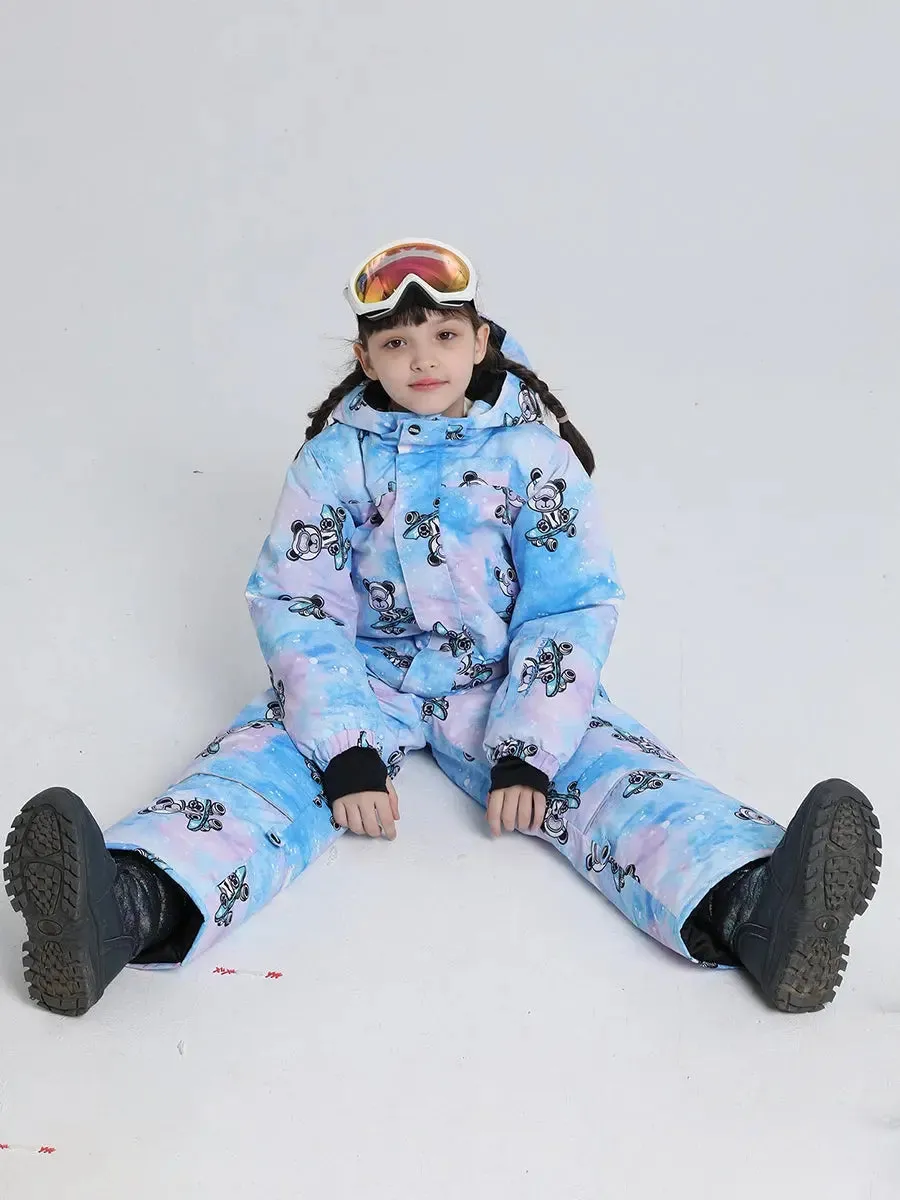 Girls Snow Suits One-piece Ski Jumpsuits