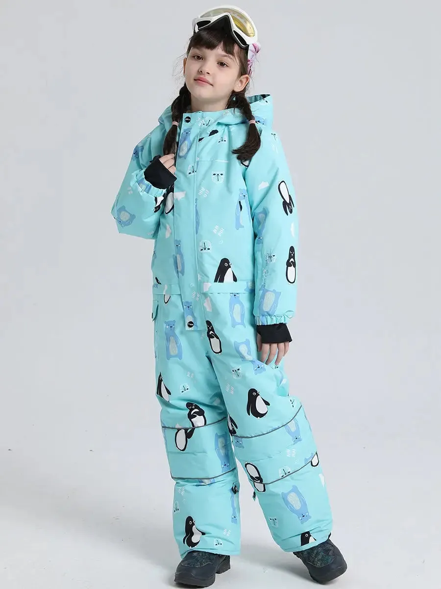 Girls Snow Suits One-piece Ski Jumpsuits
