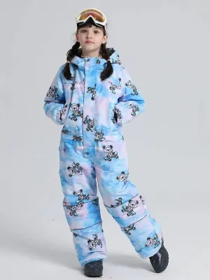 Girls Snow Suits One-piece Ski Jumpsuits