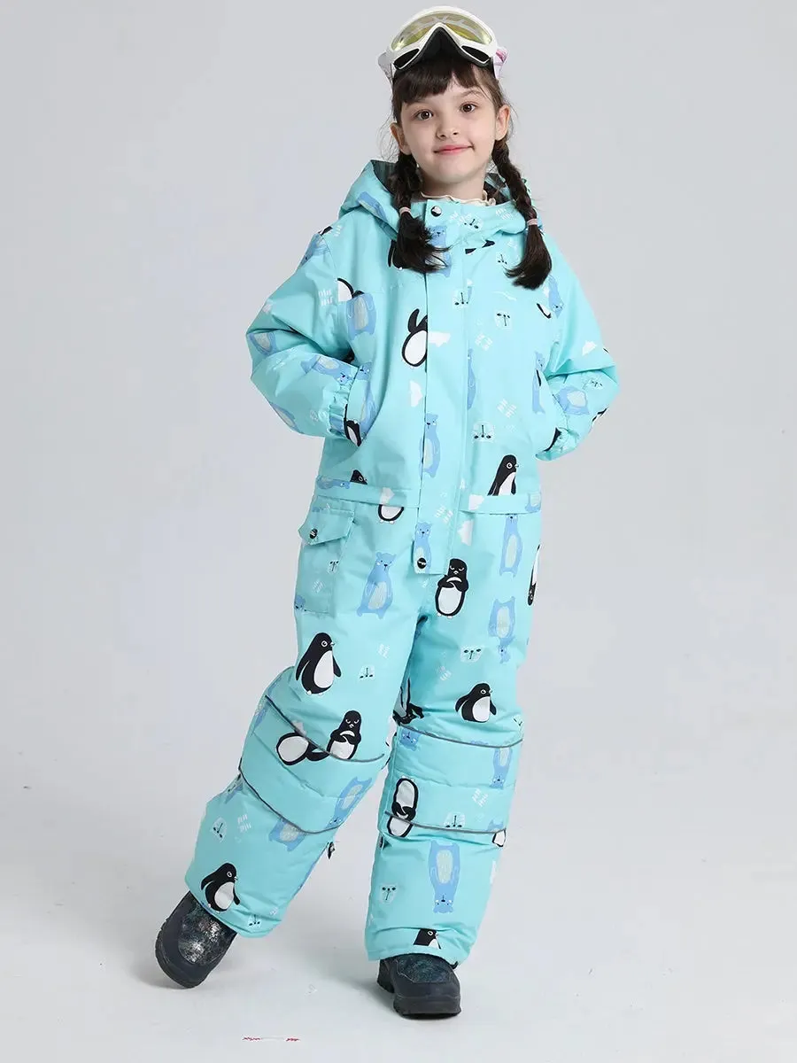 Girls Snow Suits One-piece Ski Jumpsuits