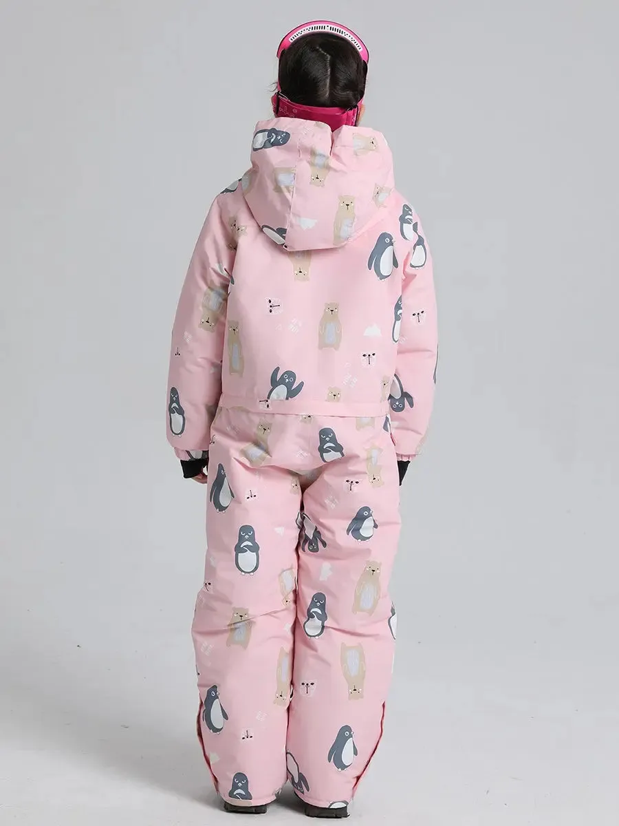 Girls Snow Suits One-piece Ski Jumpsuits