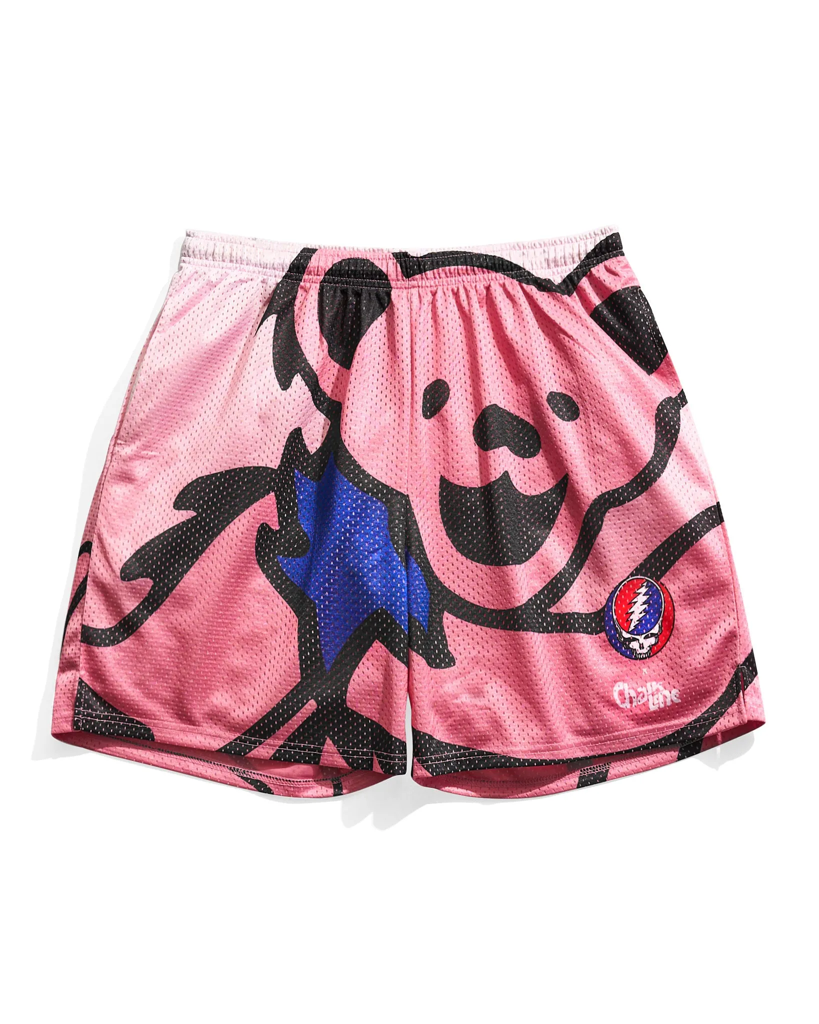Grateful Dead Pink Bear Retro Shorts