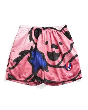 Grateful Dead Pink Bear Retro Shorts