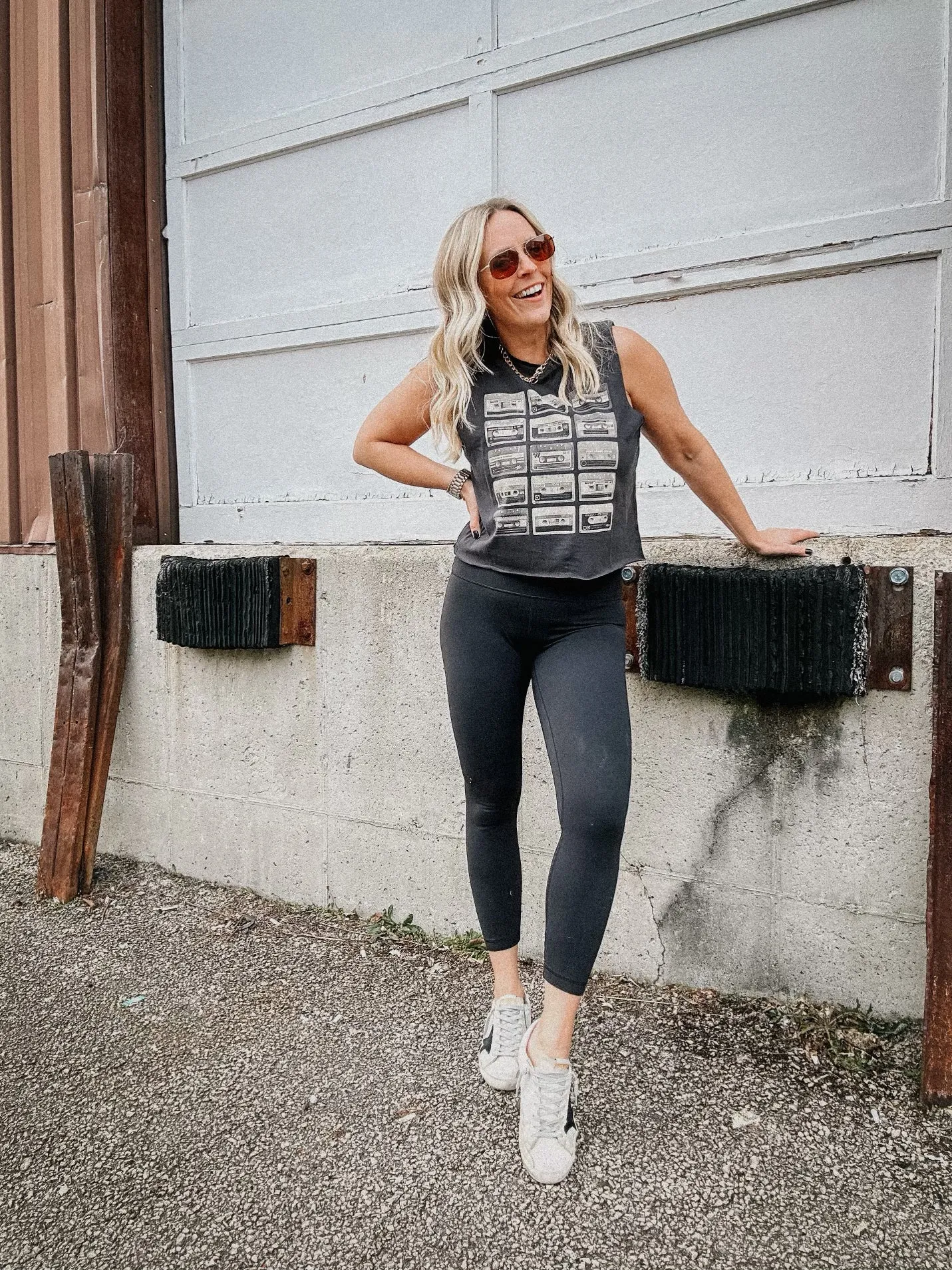 Hair Band Muscle Tank