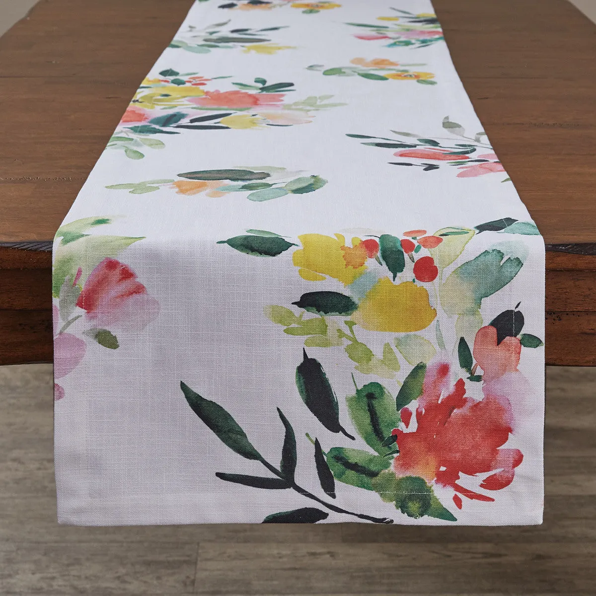 Happy Life Printed Table Runner - 72"L Park Designs