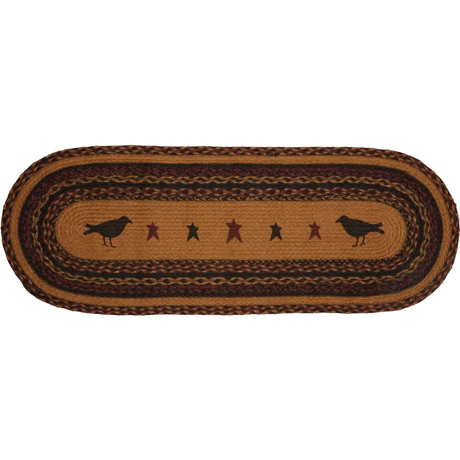 Heritage Farms Crow Jute Runner 13x36 VHC Brands
