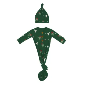 Holiday Knotted Gown & Hat