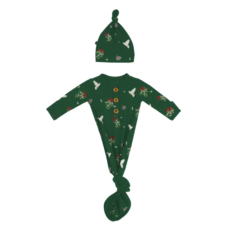 Holiday Knotted Gown & Hat