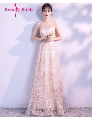 Hot selling Homecoming dresses 2018 new A Line Long Evening Dress Party Elegant Vestido De Festa  Ever pretty Lace Prom Gowns
