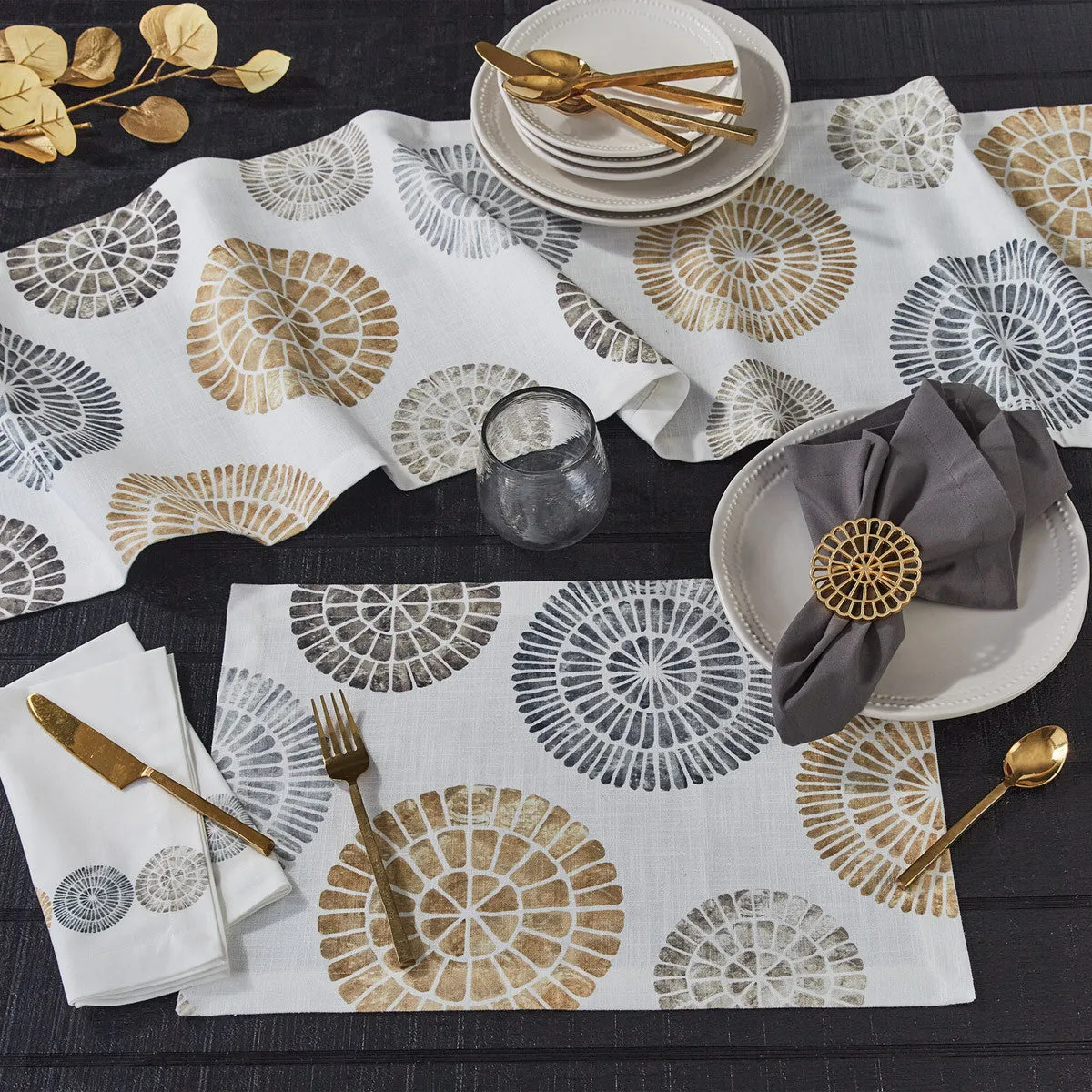 Kai Medallion Table Runner 72" L Park Designs