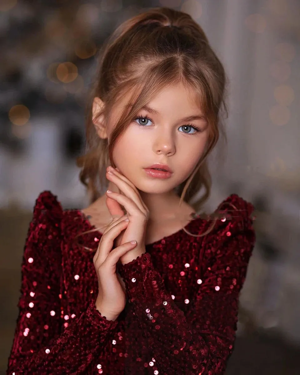 Kids Girls First Communion Sequins Dresses Ball Gowns