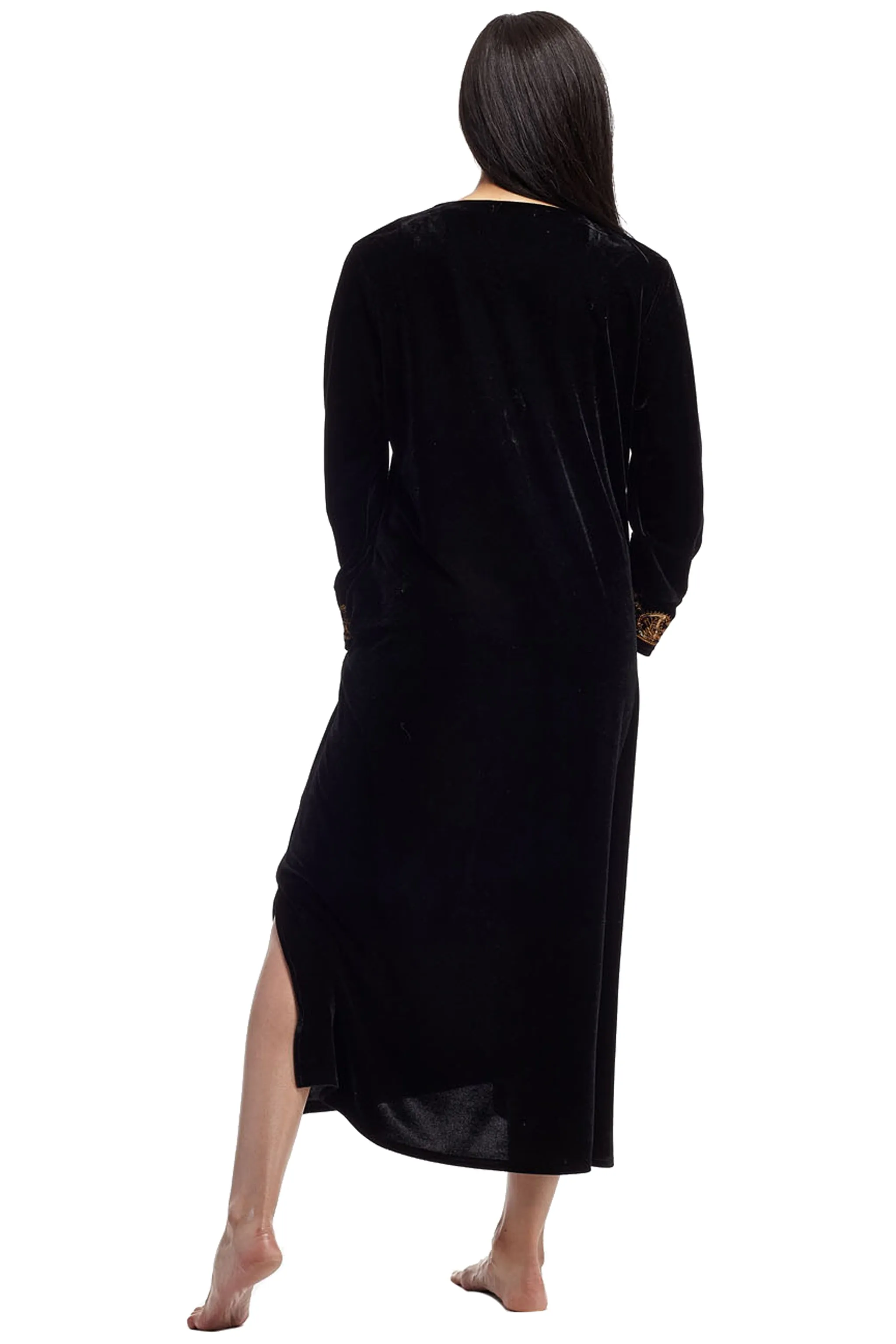 La Cera Velour Gown