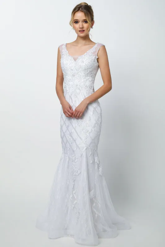 Lace Mermaid Long Prom & Wedding Dress