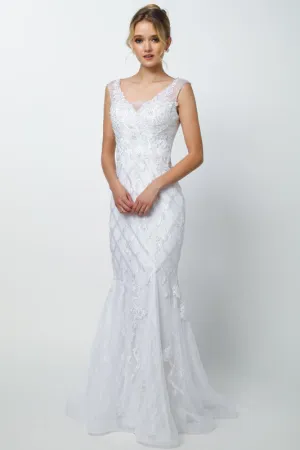 Lace Mermaid Long Prom & Wedding Dress