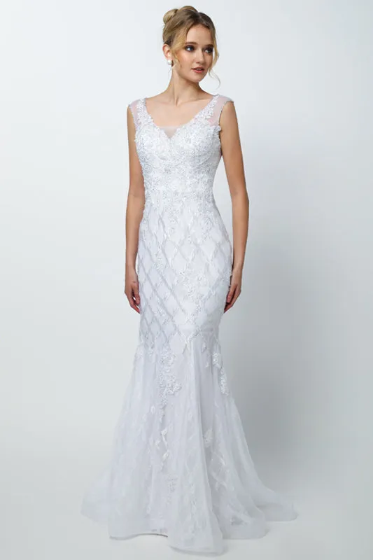 Lace Mermaid Long Prom & Wedding Dress