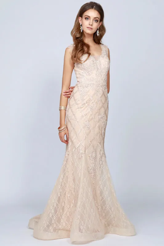 Lace Mermaid Long Prom & Wedding Dress