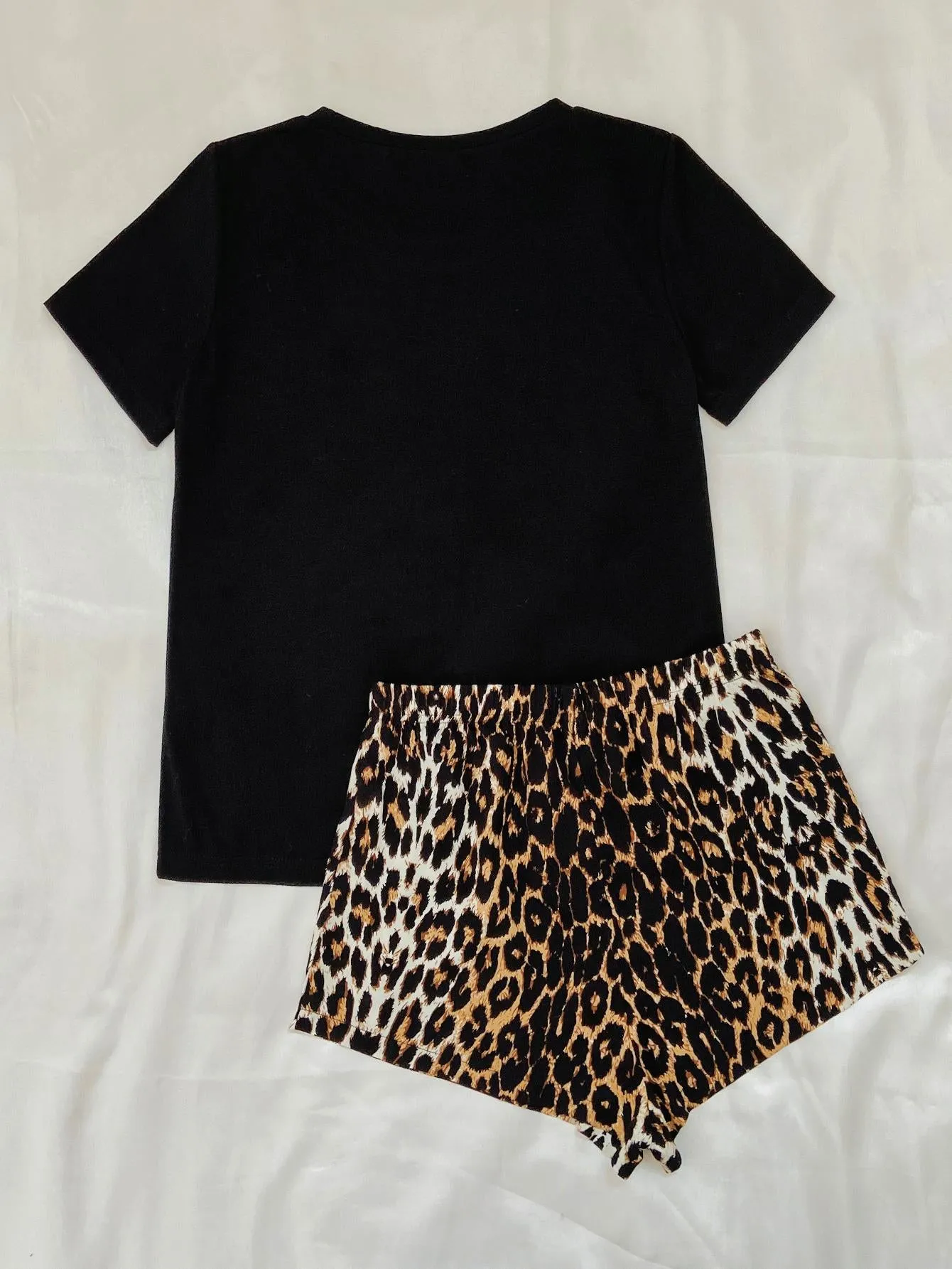 Lip Graphic Top and Short Set