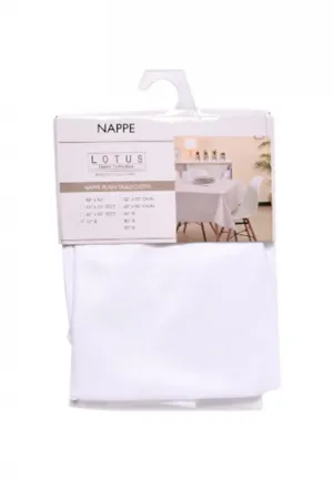 Lotus Home Collection Rectangular Table Cloth Nappe 60" x 90"