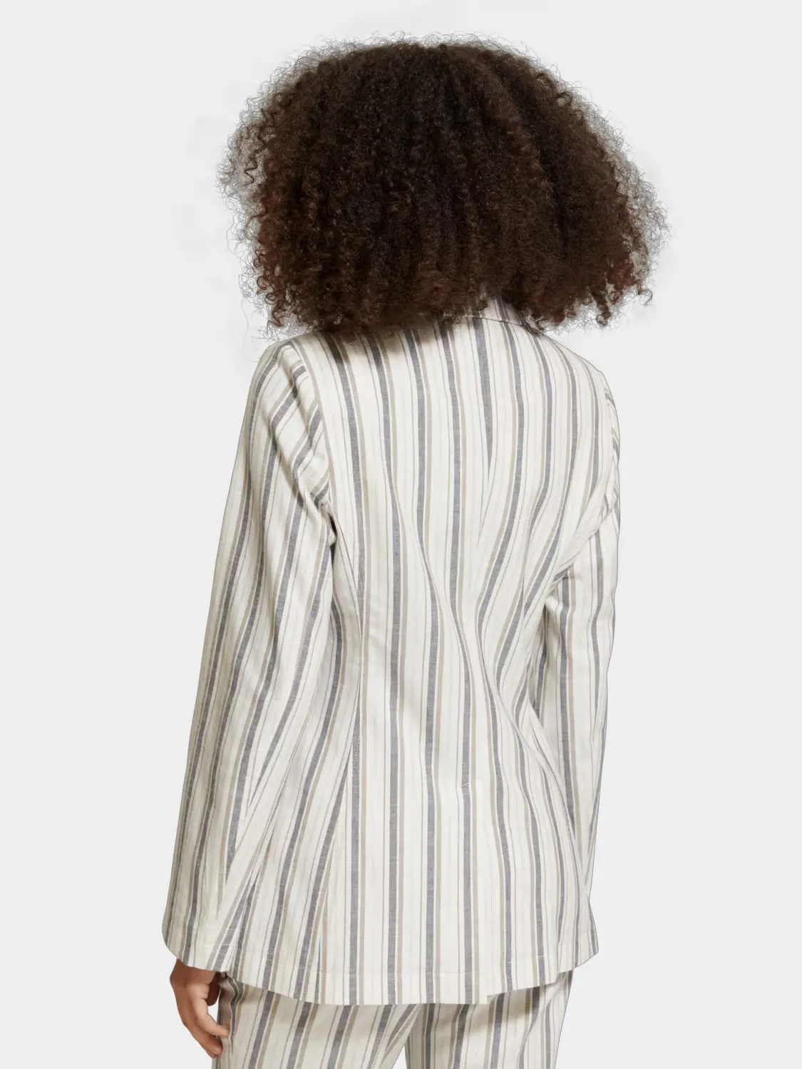 Lurex striped blazer