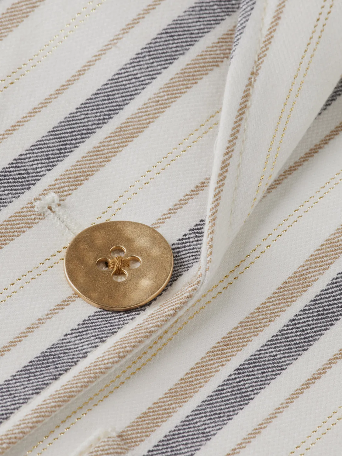 Lurex striped blazer
