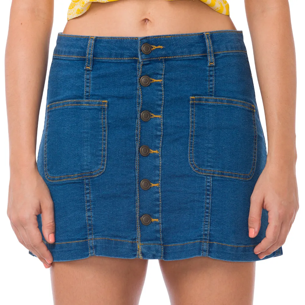 Macaroon Denim Skirt