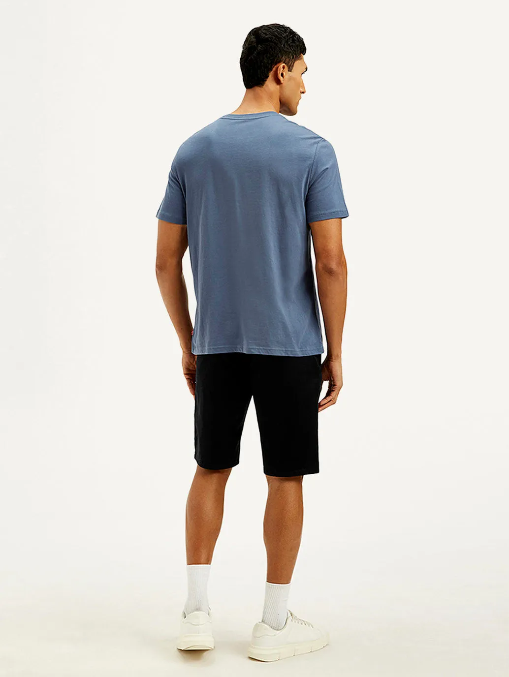 Men's Black Tapered Shorts