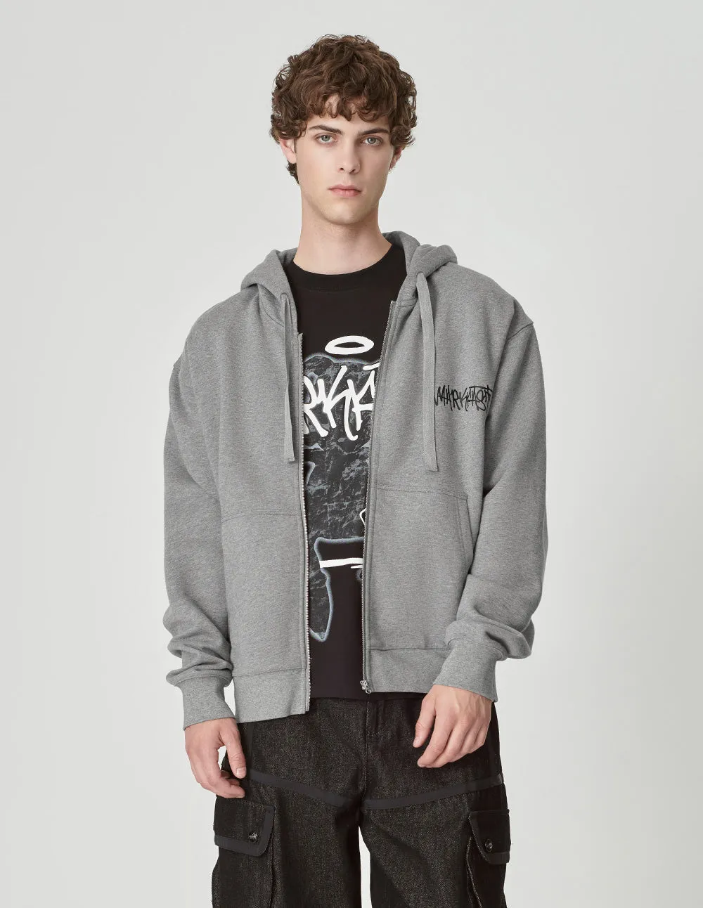 Men's Cotton Brushed Hooded Sweatshirt