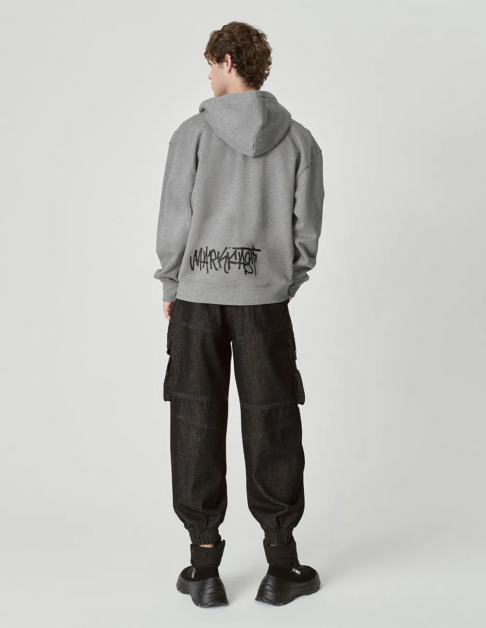 Men's Cotton Brushed Hooded Sweatshirt