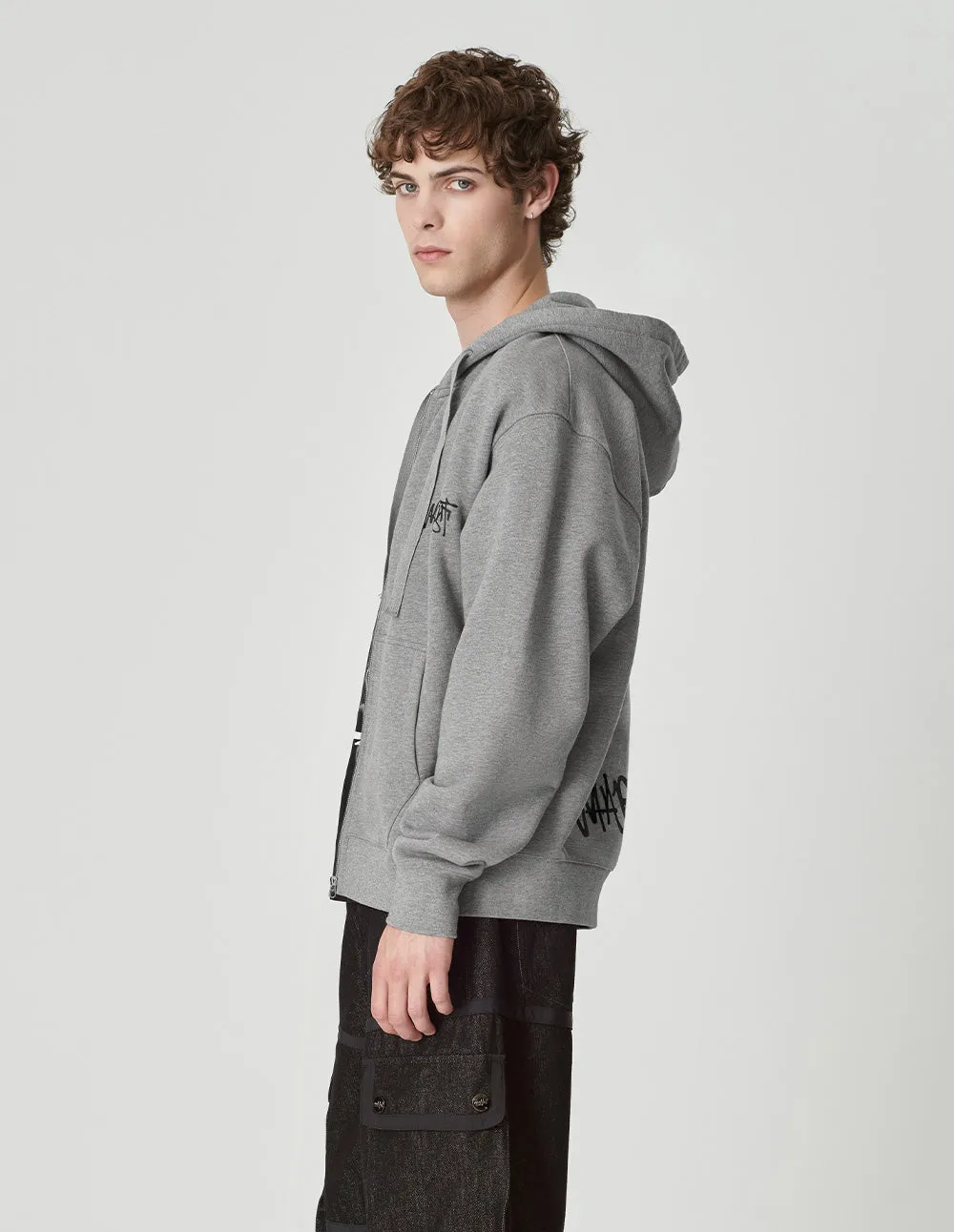 Men's Cotton Brushed Hooded Sweatshirt