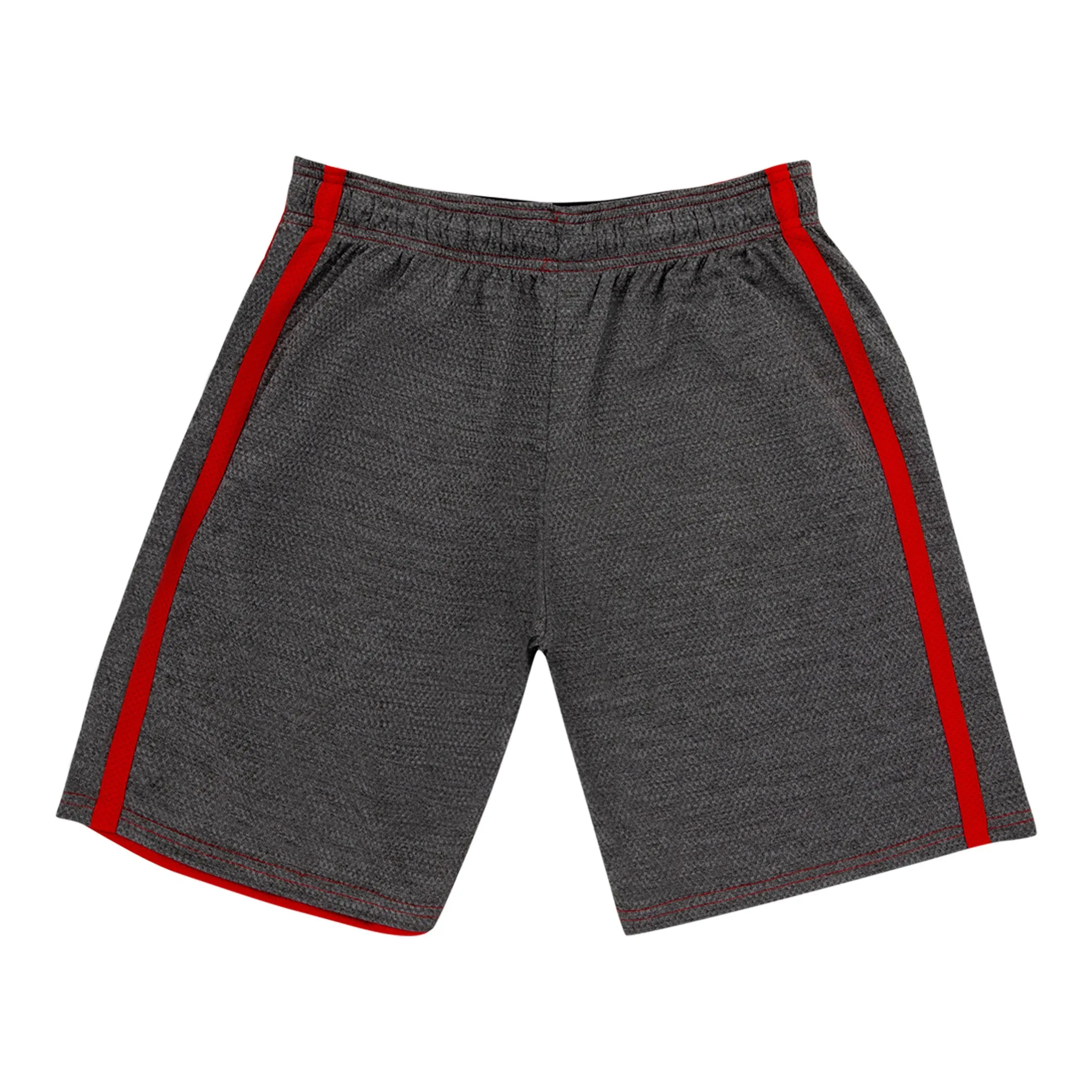 Men's Red Grey Shorts