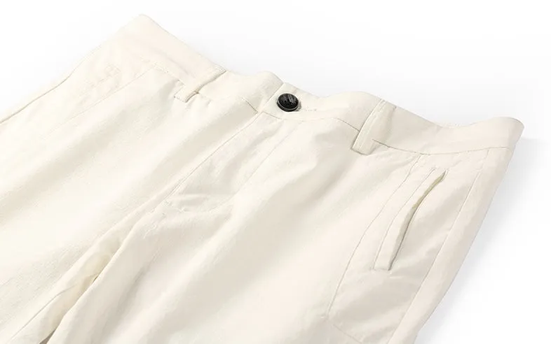 Men's Summer Casual Cotton Knee-Length Shorts