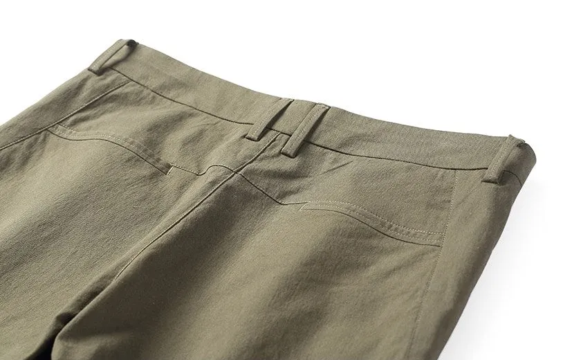 Men's Summer Casual Cotton Knee-Length Shorts
